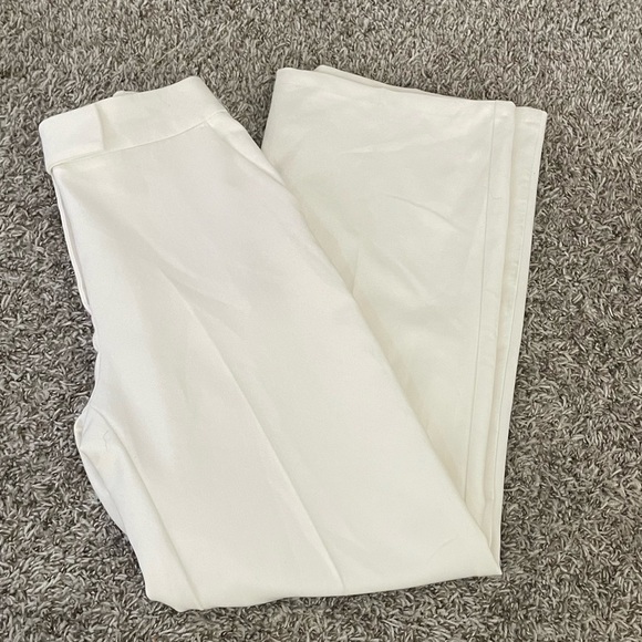Zara Pants - Zara White Structured Trousers